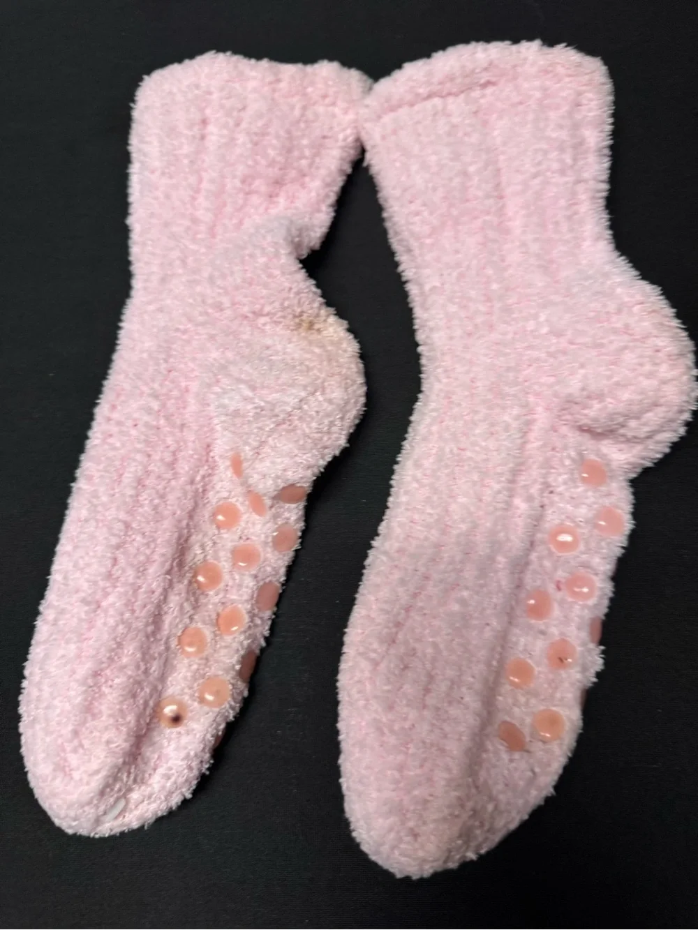 Cozy White and Green Patterned Crew Socks - Women